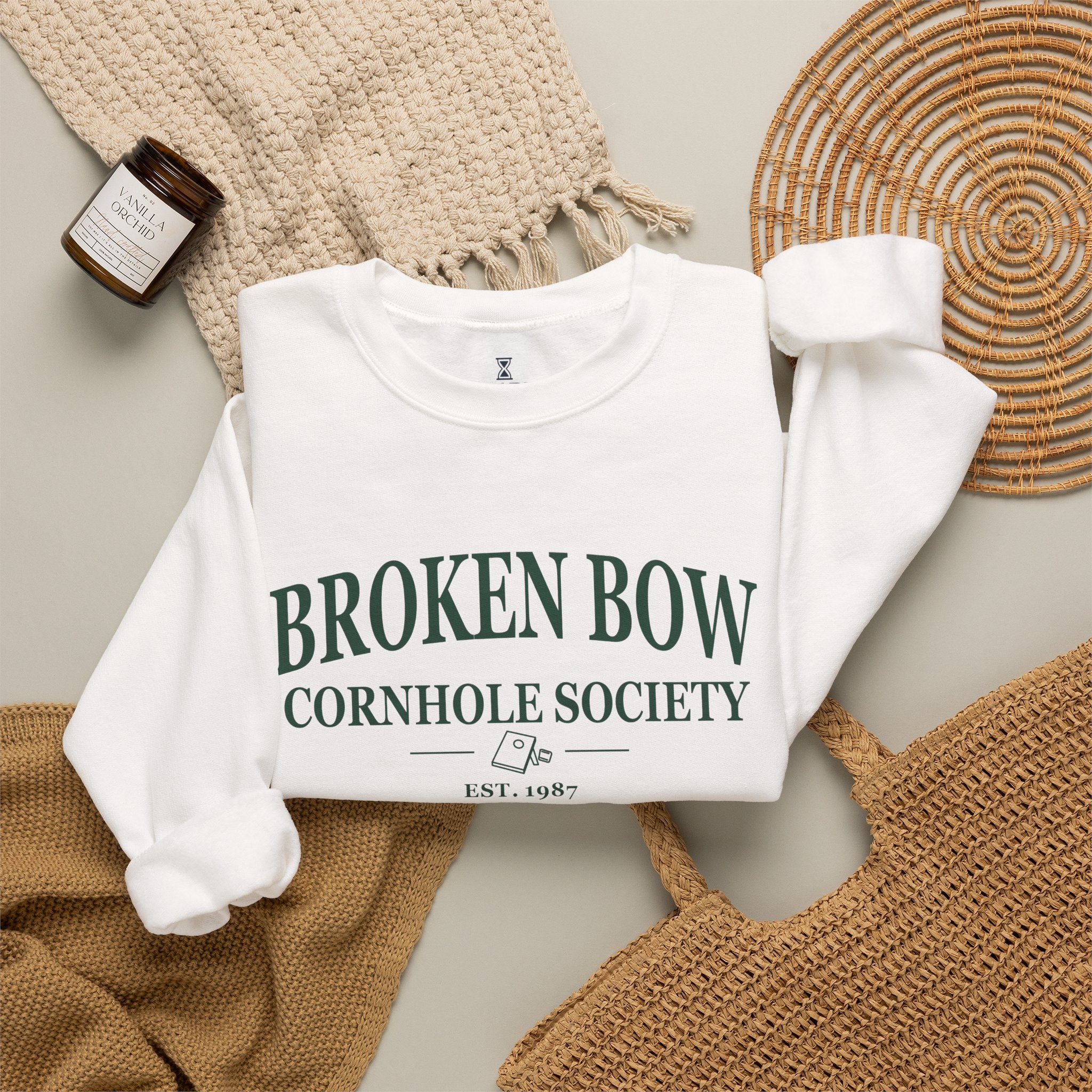 Broken Bow Cornhole Society Sweatshirt