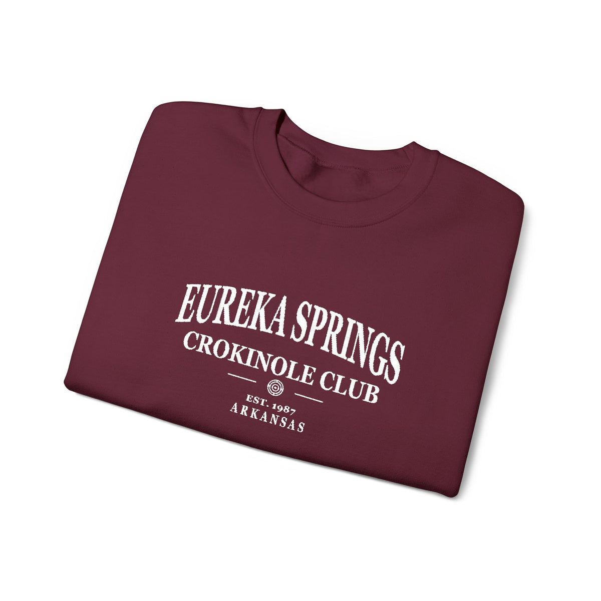 Eureka Springs Crokinole Club Sweatshirt